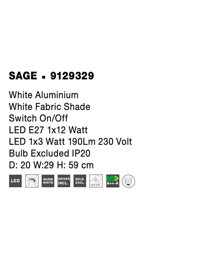 Aplica Nova Luce SAGE 9129329
