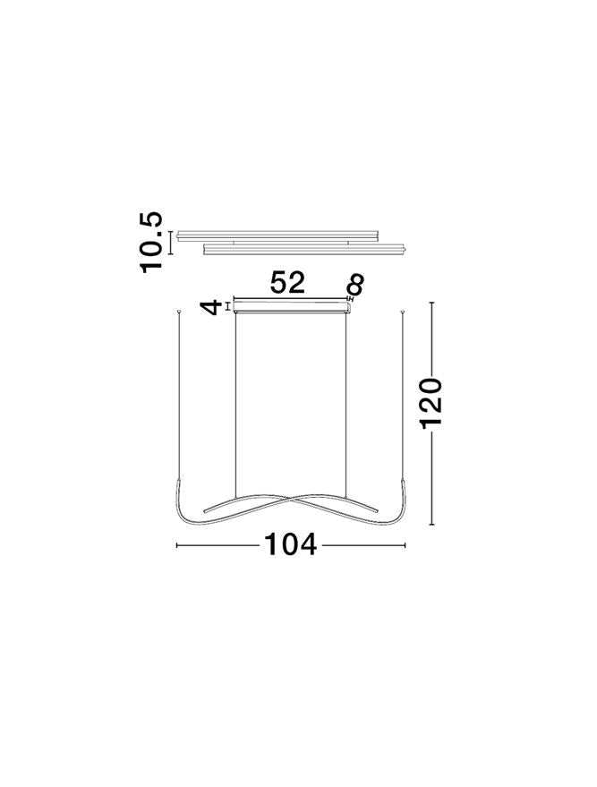 Lustra Nova Luce BRIO 9130654