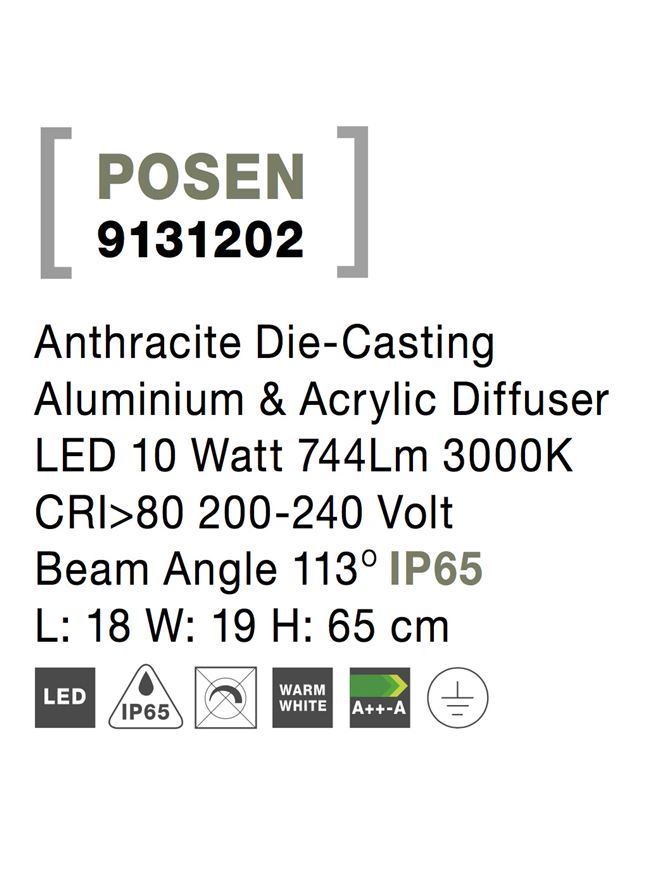 Stalp Nova Luce POSEN 9131202