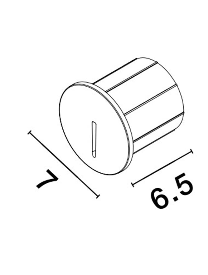 Spot incastrat exterior fatade/trepte Nova Luce CIRCE 9136186