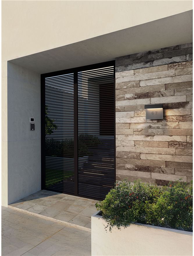 Aplica exterior numar casa Nova Luce LAND 9136474