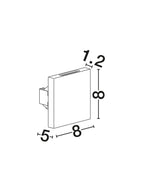 Spot incastrat exterior fatade/trepte Nova Luce GOZ 9136511