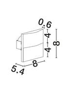 Spot incastrat exterior fatade/trepte Nova Luce FLAC 9136519