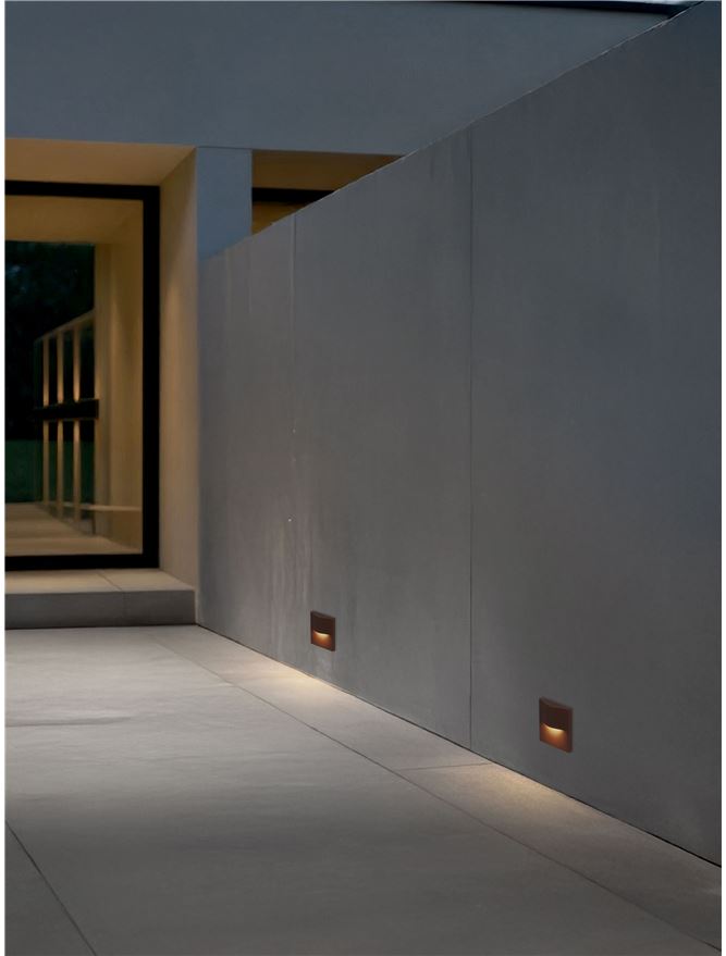 Spot incastrat exterior fatade/trepte Nova Luce FLAC 9136520