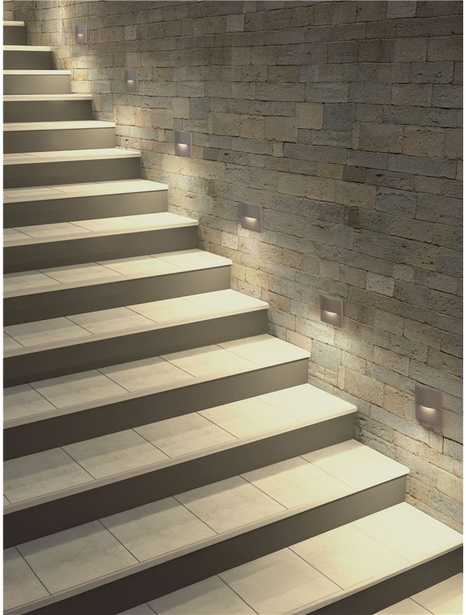 Spot incastrat exterior fatade/trepte Nova Luce FLAC 9136521