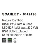 Pendul Nova Luce SCARLET 9142498