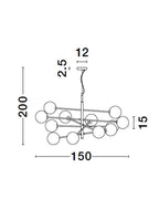Candelabru Nova Luce VITRA 9143309
