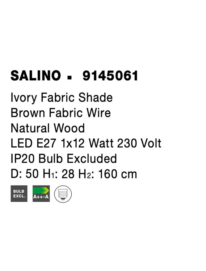 Lampadar Nova Luce SALINO 9145061