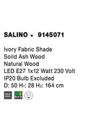 Lampadar Nova Luce SALINO 9145071