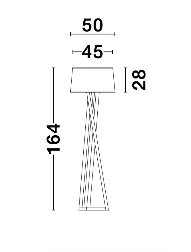 Lampadar Nova Luce SALINO 9145071