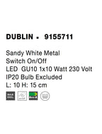 Aplica Nova Luce DUBLIN 9155711