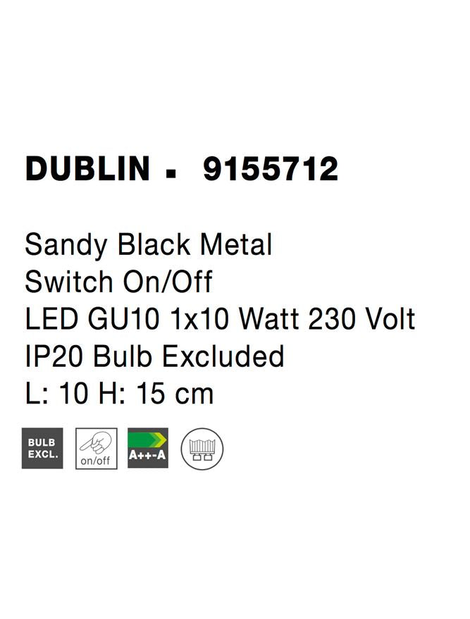 Aplica Nova Luce DUBLIN 9155712