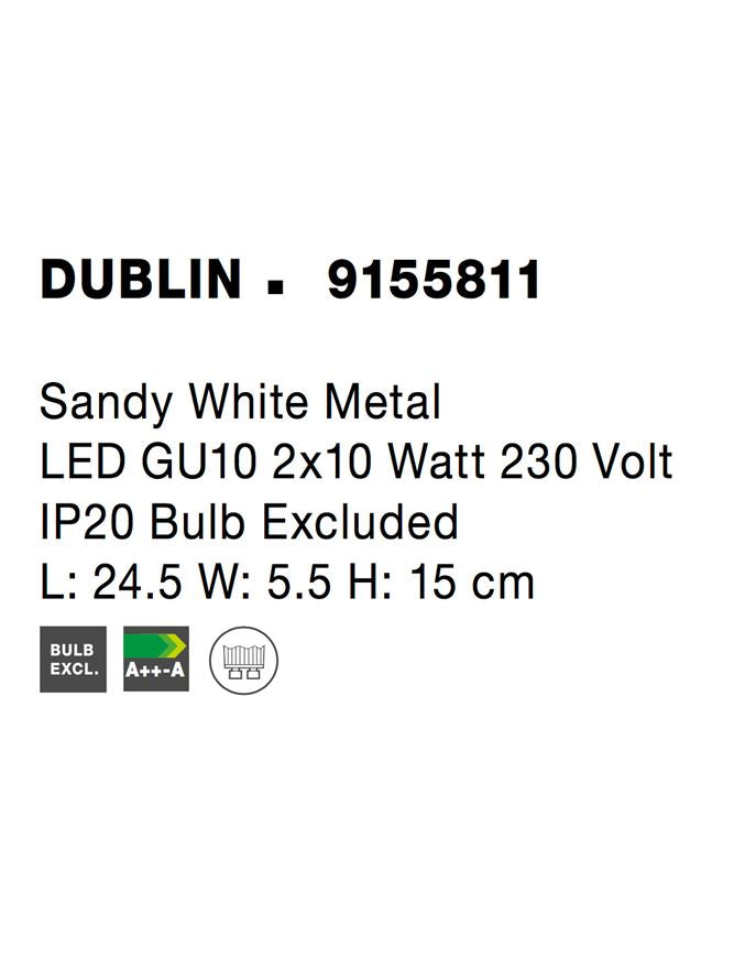 Plafoniera Nova Luce DUBLIN 9155811