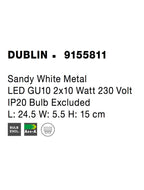 Plafoniera Nova Luce DUBLIN 9155811