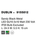Plafoniera Nova Luce DUBLIN 9155812