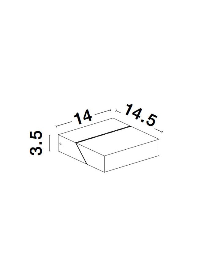 Aplica exterior Nova Luce BRIN 9160101