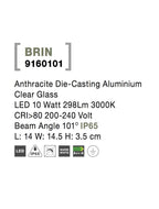 Aplica exterior Nova Luce BRIN 9160101