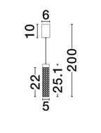 Pendul Nova Luce ZELON 9160200