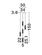 Lustra Nova Luce ZELON 9160201