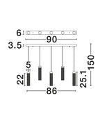 Lustra Nova Luce ZELON 9160202