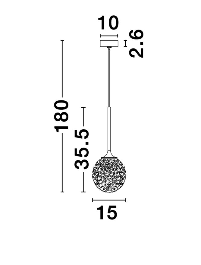 Pendul Nova Luce MIRANO 9160211