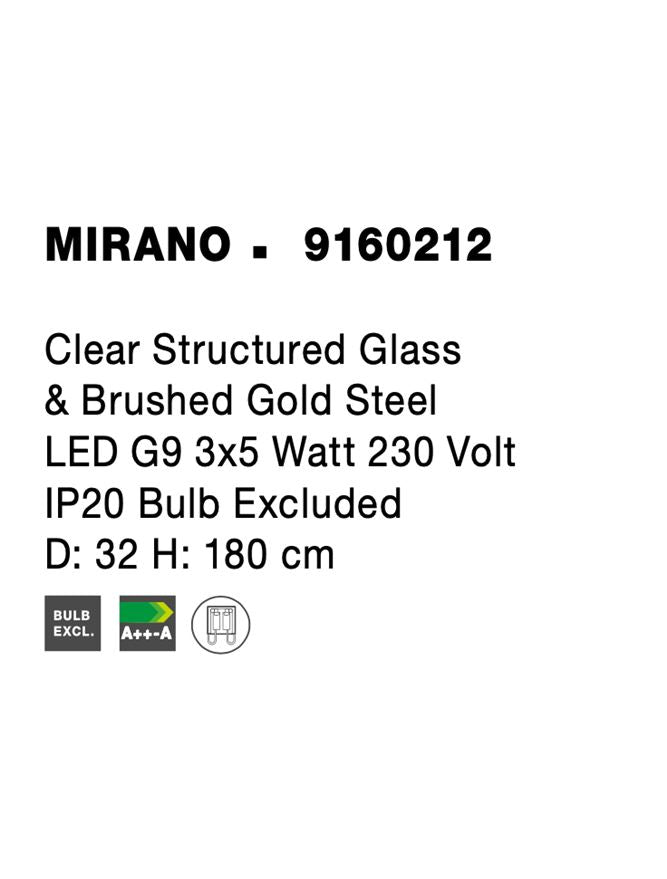 Candelabru Nova Luce MIRANO 9160212