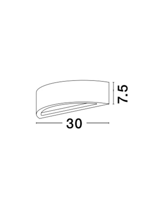 Aplica gips Nova Luce SANDRO 9162445