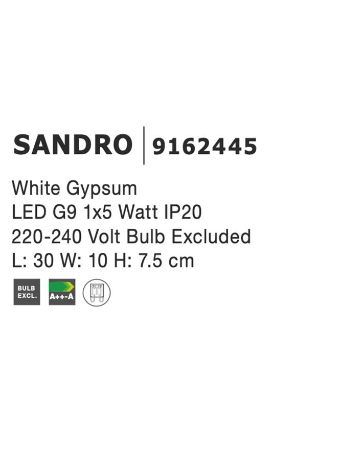 Aplica gips Nova Luce SANDRO 9162445
