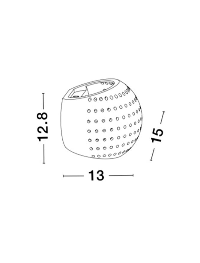 Aplica gips Nova Luce SANDRO 9168303