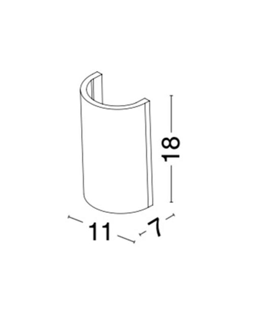 Aplica gips Nova Luce SANDRO 9168562