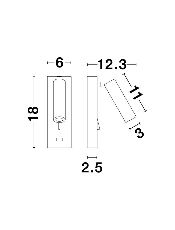 Aplica Nova Luce FUSE 9170101