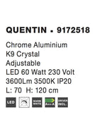 Lustra Nova Luce QUENTIN 9172518