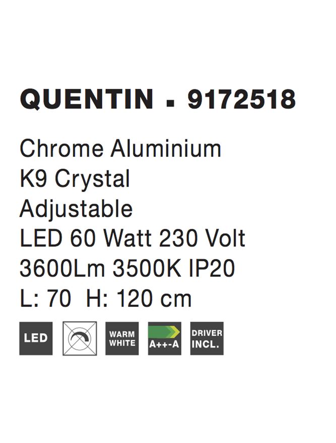 Lustra Nova Luce QUENTIN 9172518