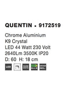 Plafoniera Nova Luce QUENTIN 9172519