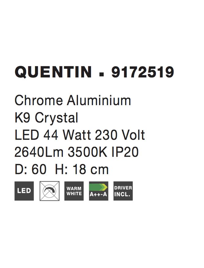 Plafoniera Nova Luce QUENTIN 9172519