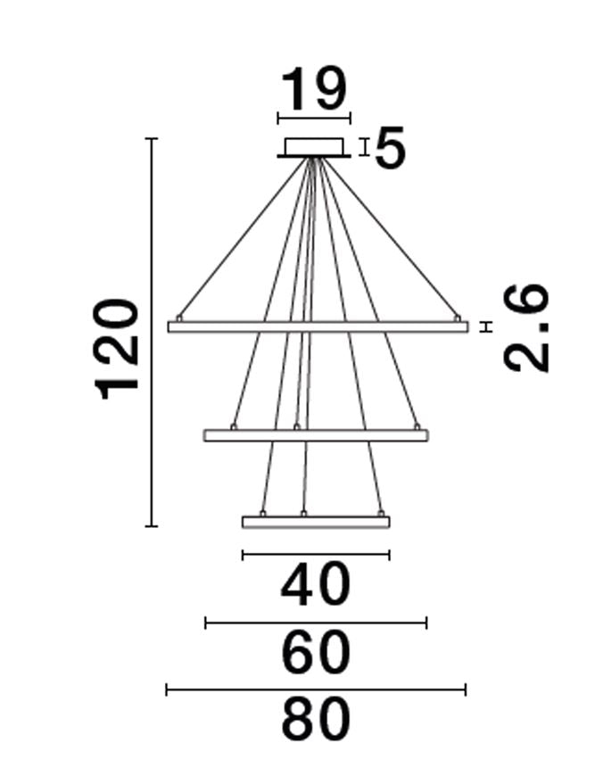 Candelabru Nova Luce EMPATIA 9172869
