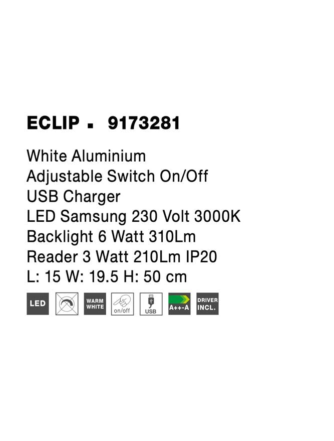 Aplica Nova Luce ECLIP 9173281