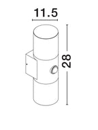 Aplica exterior cu senzor Nova Luce PAUL 9176107