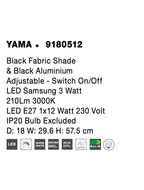 Aplica Nova Luce YAMA 9180512