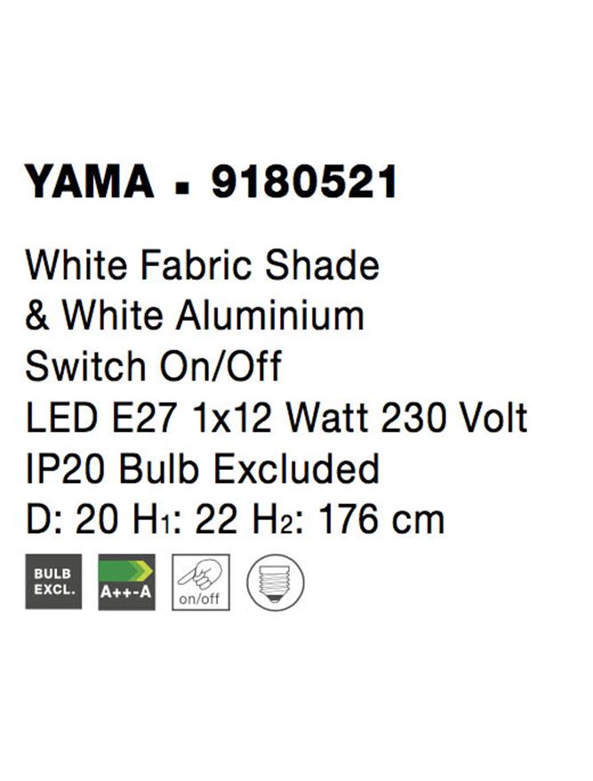Lampadar Nova Luce YAMA 9180521