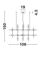 Candelabru Nova Luce ATOMO 9180630
