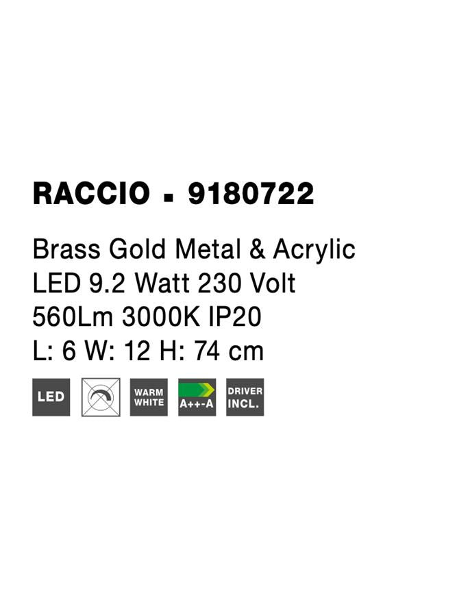 Aplica Nova Luce RACCIO 9180722