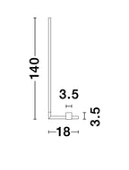 Lampadar Nova Luce RACCIO 9180726