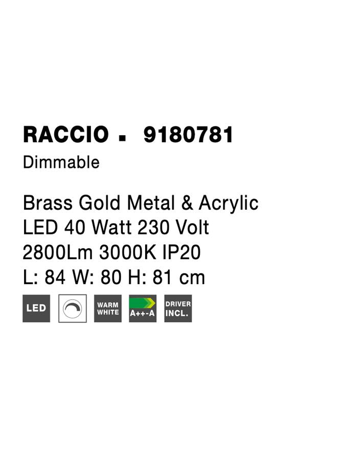 Lustra Nova Luce RACCIO 9180781