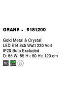 Candelabru Nova Luce GRANE 9181200