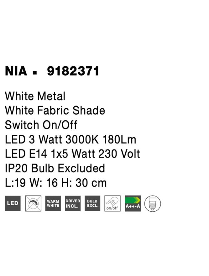 Aplica Nova Luce NIA 9182371