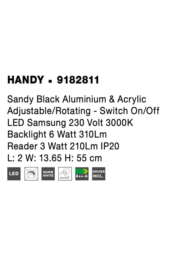 Aplica Nova Luce HANDY 9182811