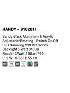 Aplica Nova Luce HANDY 9182811