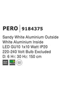 Pendul Nova Luce PERO 9184375