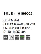 Candelabru Nova Luce SOLE 9186002